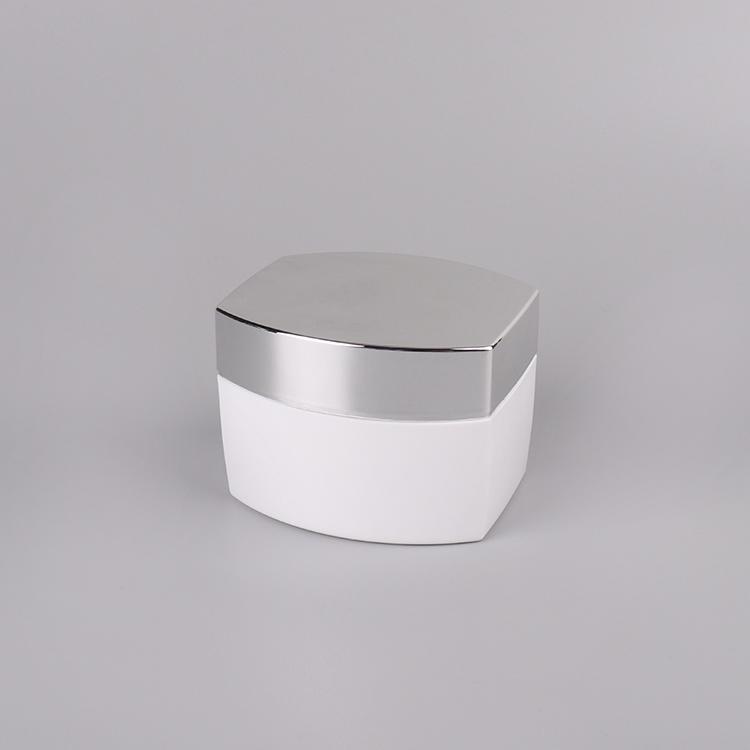 Envases cosméticos / Tarros dobles de PP / Tarros de crema / Tarros de loción con bomba de dispensación y spray (50g / 50ml)