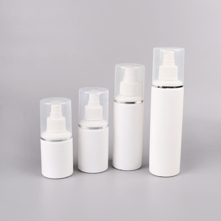 Envases cosméticos / Botellas redondas de PET / Botellas de loción / Botellas de spray
