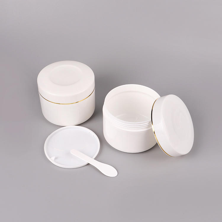 Envases cosméticos /Tarros induviduales de PP / Tarros de crema con cucharas
